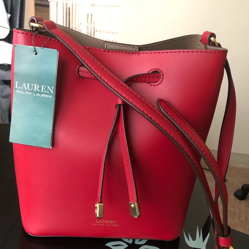 Ralph Lauren red handbag